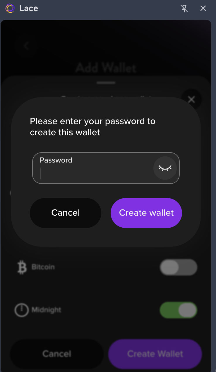 Enter your admin password