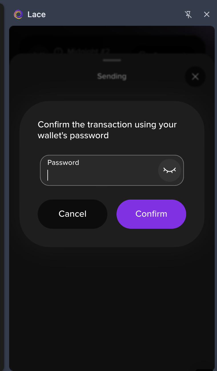 Enter your admin password