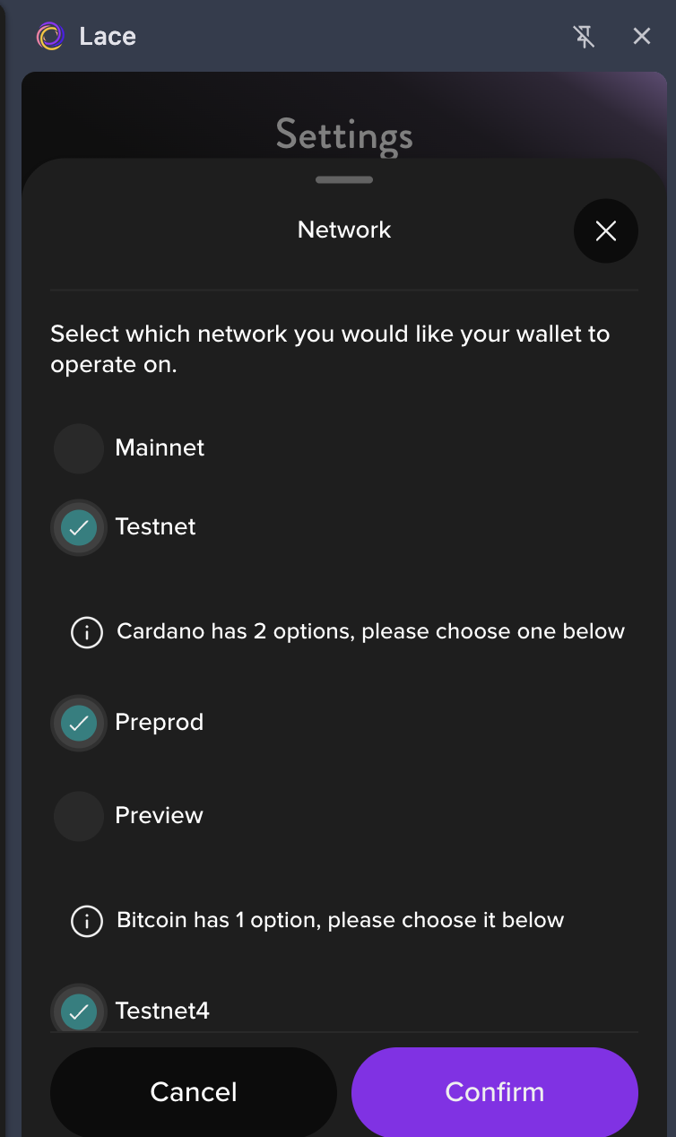Modal can truncate